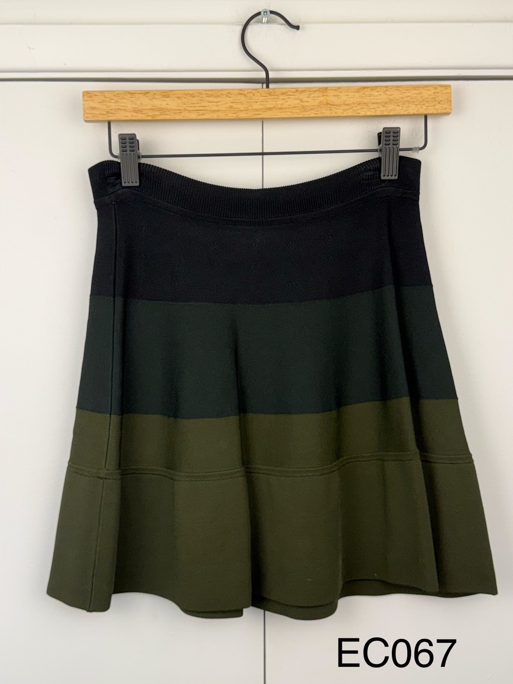 A.L.C. Natalia Colorblock Mini Skirt XS